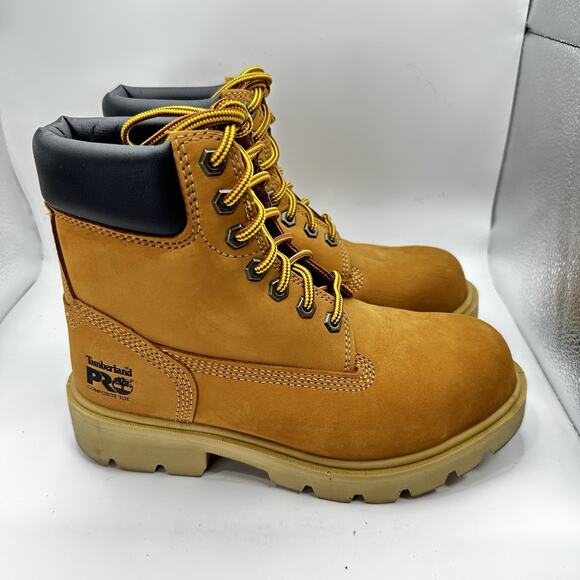 Timberland Pro Sawhorse 6” Composite Safety Toe Beige Boot Size 4M/5.5W - Picture 2 of 7
